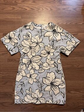 Anthropologie Dhruv Kapoor Short-Sleeve Denim Mini Dress